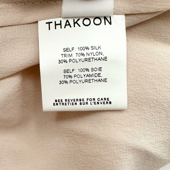 Thakoon Silk Nude Ruched Dress - Picture 12 of 13